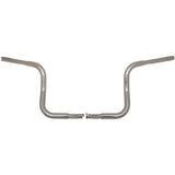 FAT Baggers INC. 1-1/4" EZ Install Round Top Handlebar 10" Chrome - 903010 For Harley Touring 1986-2022