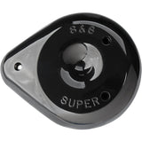 S&S CYCLE 1014-0237 170-0384A S&S Air Cleaner Cover - Teardrop Air Cleaner Cover - Gloss Black