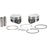 KB Performance Hypereutectic Piston Kit 3.750" Standard 8.8:1 CR 88" Twin Cam - KB425C.STD For Harley Motorcycles 1999-2006