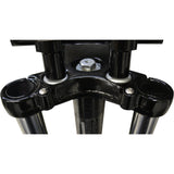 LA CHOPPERS 0404-0289 LA-7504-39B Flush-Mount Fork Caps - 39 mm - Gloss Black Powder Coat