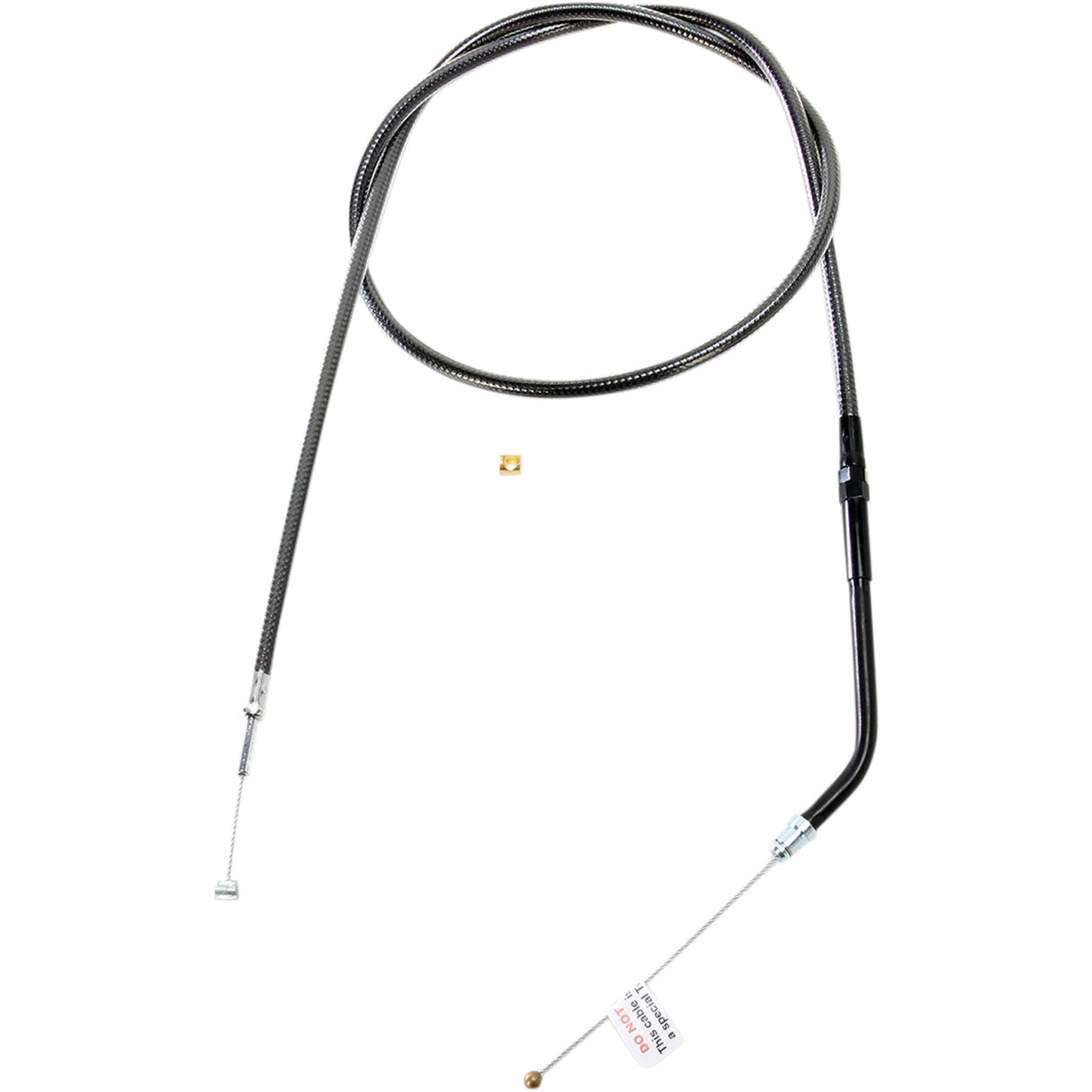 Magnum Shielding Black Pearl™ Braided Throttle Idle Cable — Throttle 37-7/8" - 43368 For Harley Sportster 2007-2021