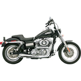 Bassani Xhaust Road Rage 2-Into-1 Exhaust System - 1D5250 For Harley Dyna 1991-2017