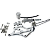 Speed Merchant Mid Controls Without Pegs Polished - SM-M8FLMIDWOP-P For Harley Touring 2017-2023