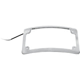 CUSTOM DYNAMICS 2030-0631 LPF-RAD-C-LP LED License Plate Frame chrome