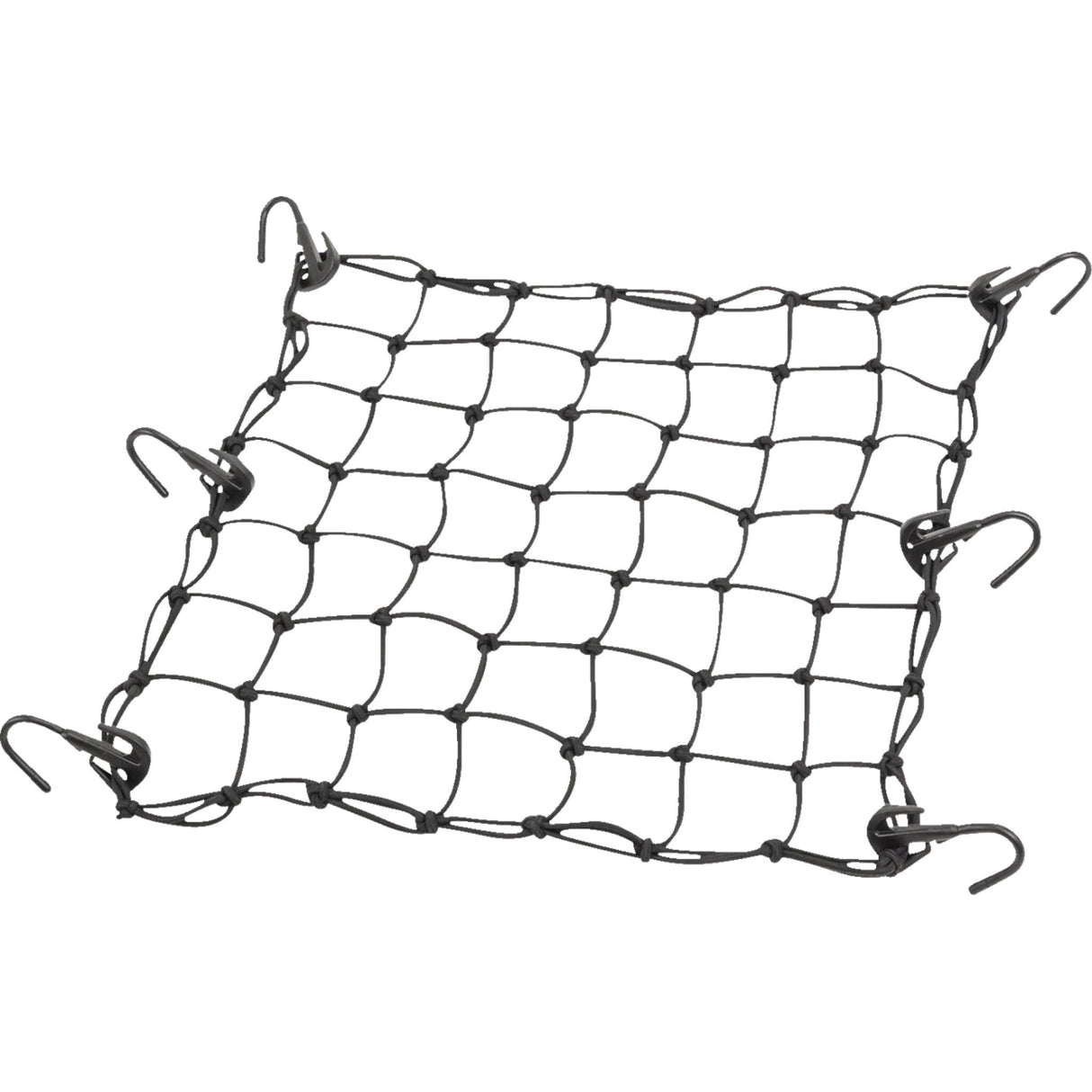 MOOSE OFFROAD 3920-0544 50152-NM Supreme Cargo Net with 6 STEEL-KORE Hooks Supreme Cargo Net - Adjustable - Black