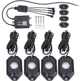 BRITE-LITES 2040-2341 BL-RGBROCK4 RGB & Bluetooth LED Rock Light Kit LED Rock Light Kit