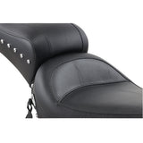 Mustang Studded 2-Up Seat FX - 75302 For Harley Motorcycles 1958-1984