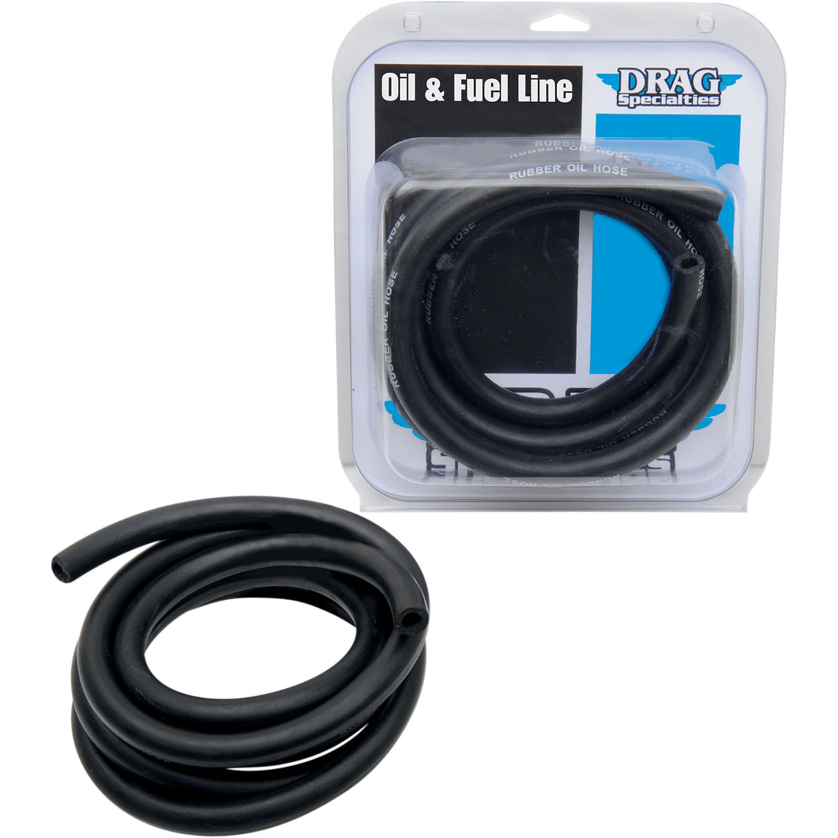 DRAG SPECIALTIES Fuel/Oil Line Black