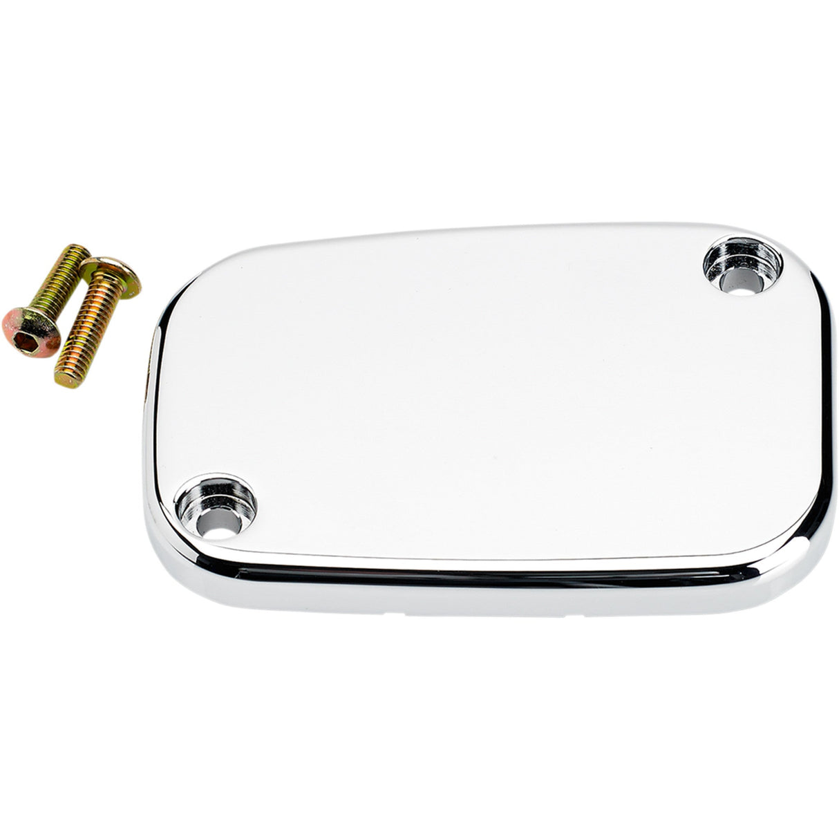 Joker Machine Front Brake Master Cylinder Cover Smooth Chrome - 08-004C For Harley Touring 2008-2025
