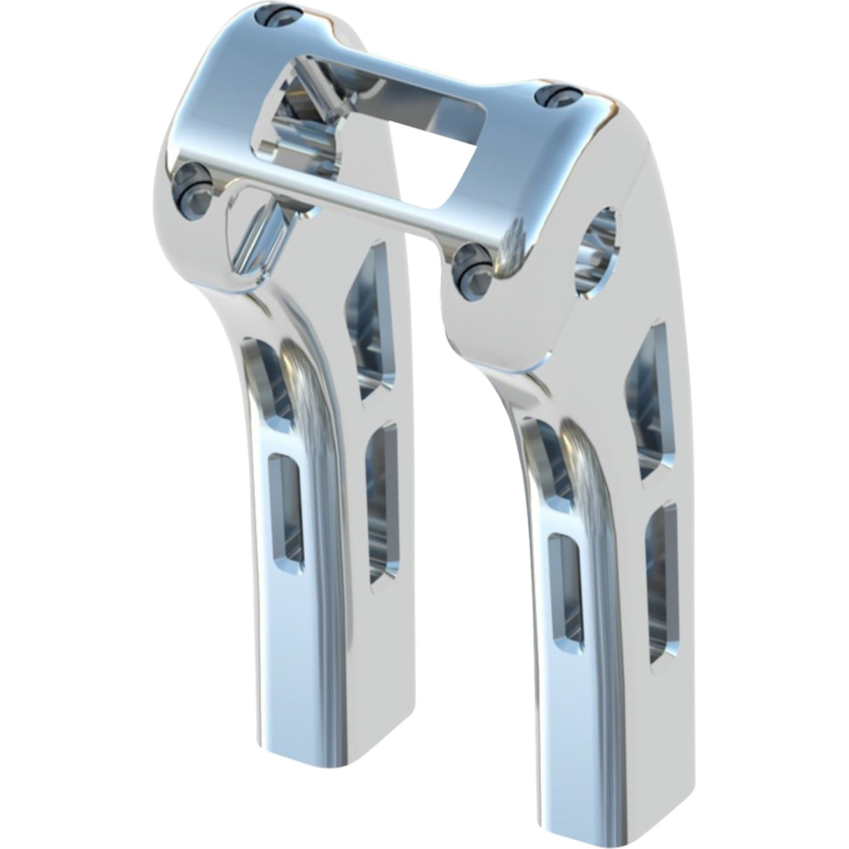 MAGNUM SHIELDING 0602-1616 3R-0108 Ghost Risers softail display clamp - 8" - chrome