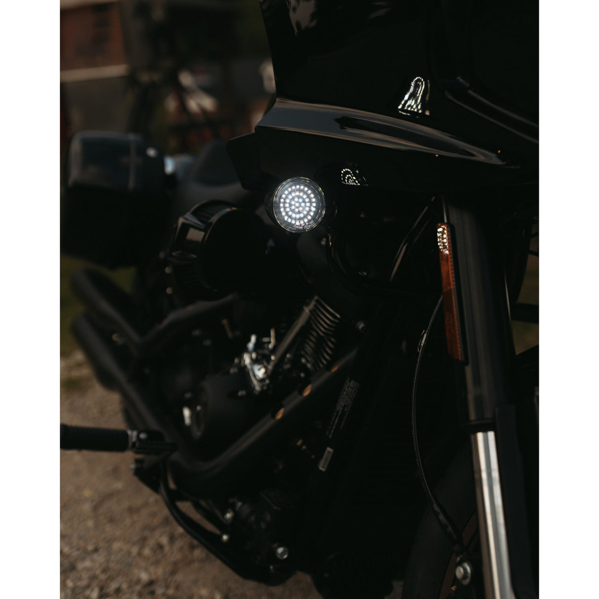 Custom Dynamics Genesis® 4 Amber White LED Turn Signal Inserts - GEN-4-AW-1157 For Harley Motorcycles 2000-2025