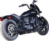 2-into-1 Grand National Exhaust System - Black - Race Only - 1810-3127