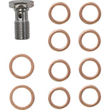 LA Choppers Standard Stainless Braided Handlebar Cable Brake Line Kit 15"-17" Ape Hangers - LA-8056KT-16 For Harley Touring 2021-2022