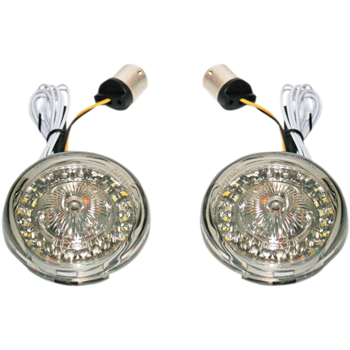 CUSTOM DYNAMICS 2020-1792 PB-AW-ECE-1156 ProBEAM® Amber/White Dynamic Ringz™ - ProBEAM® Dynamic Ringz™ Turn Signals - HDI 1156