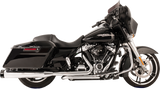El Dorado Dual Exhaust System - Chrome - Black Tracer - 1800-2529