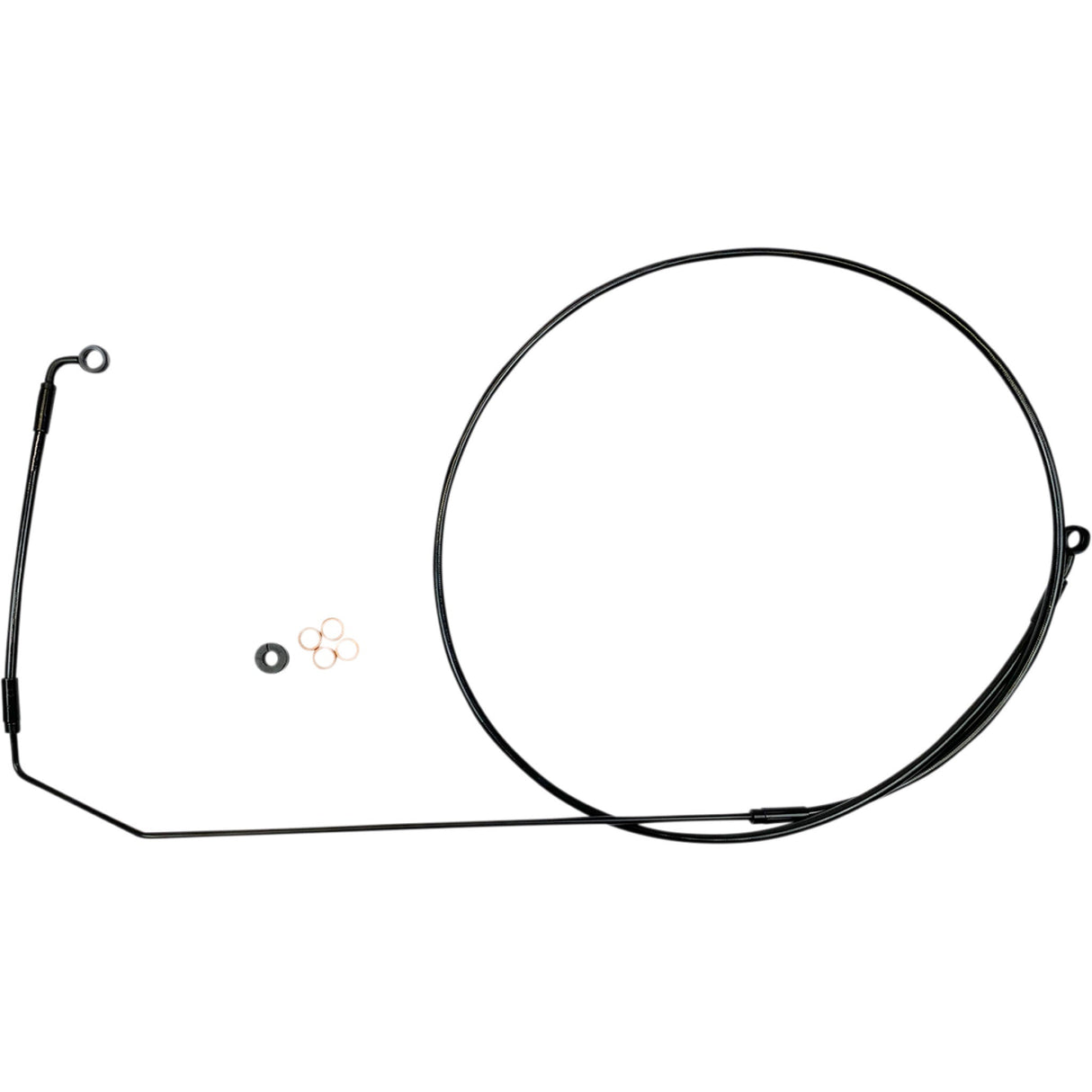 Magnum Shielding XR Stainless Brake Line Kit Black For Indian 2015-2024