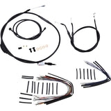 Burly Brand Complete Cable Kit - B30-1039 For Harley Dyna 2007-2011