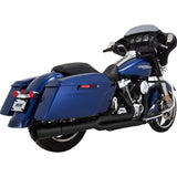 Vance & Hines Pro Pipe 2-Into-1 Exhaust System Black - 47383 For Harley Touring 2017-2025