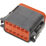 NAMZ 2120-0062 DP-12B Deutsch DT Sealed Connector Component — Wiring Connector Deutsch Plug - 12 Pin - Black