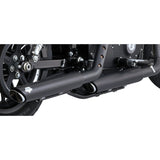 Vance & Hines 3" Twin Slash Slip-On Mufflers Black - 46361 For Harley Sportster 2014-2022