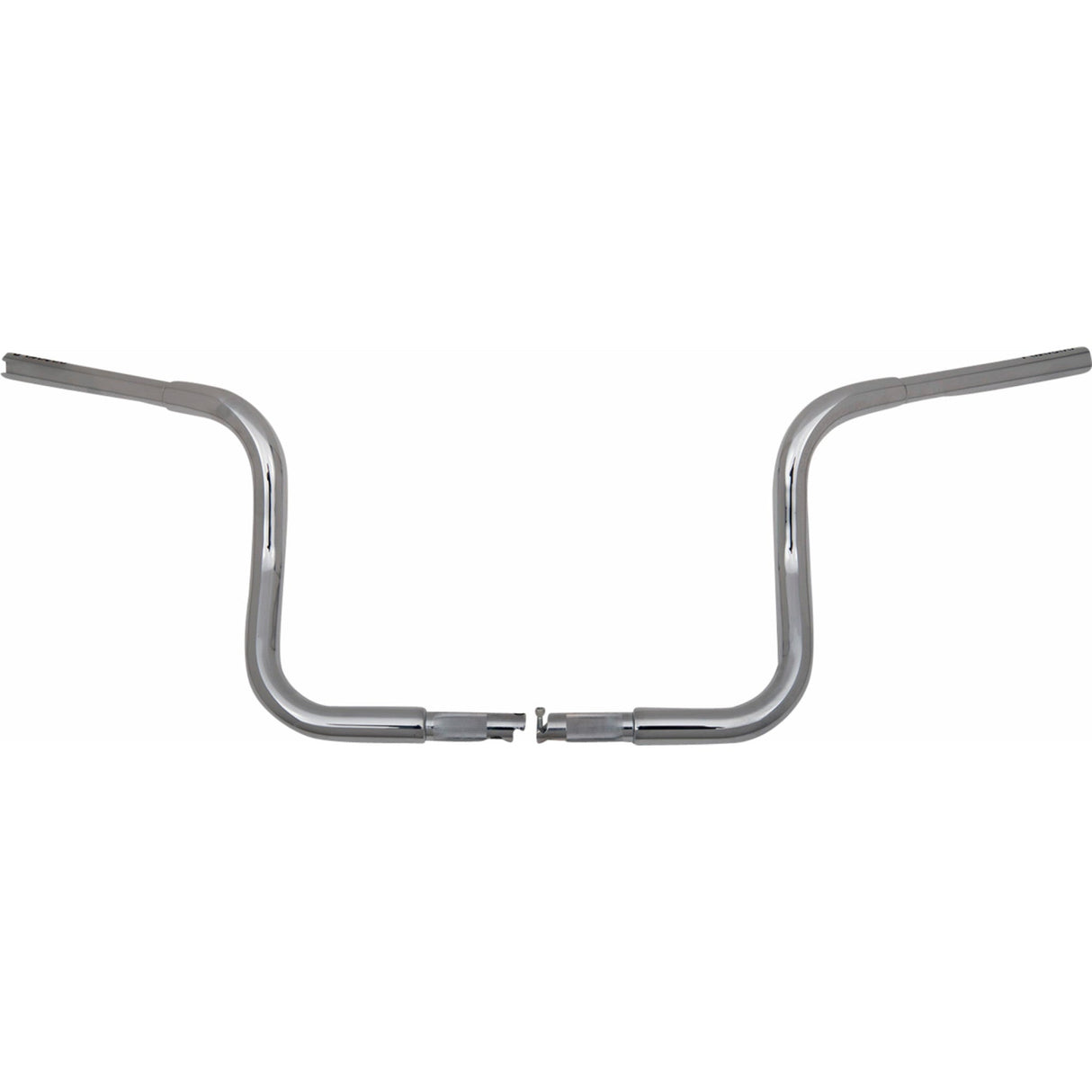 FAT Baggers INC. 1-1/4" EZ Install Round Top Handlebar 10" Chrome - 943010 For Harley Street Glide 2023-2026