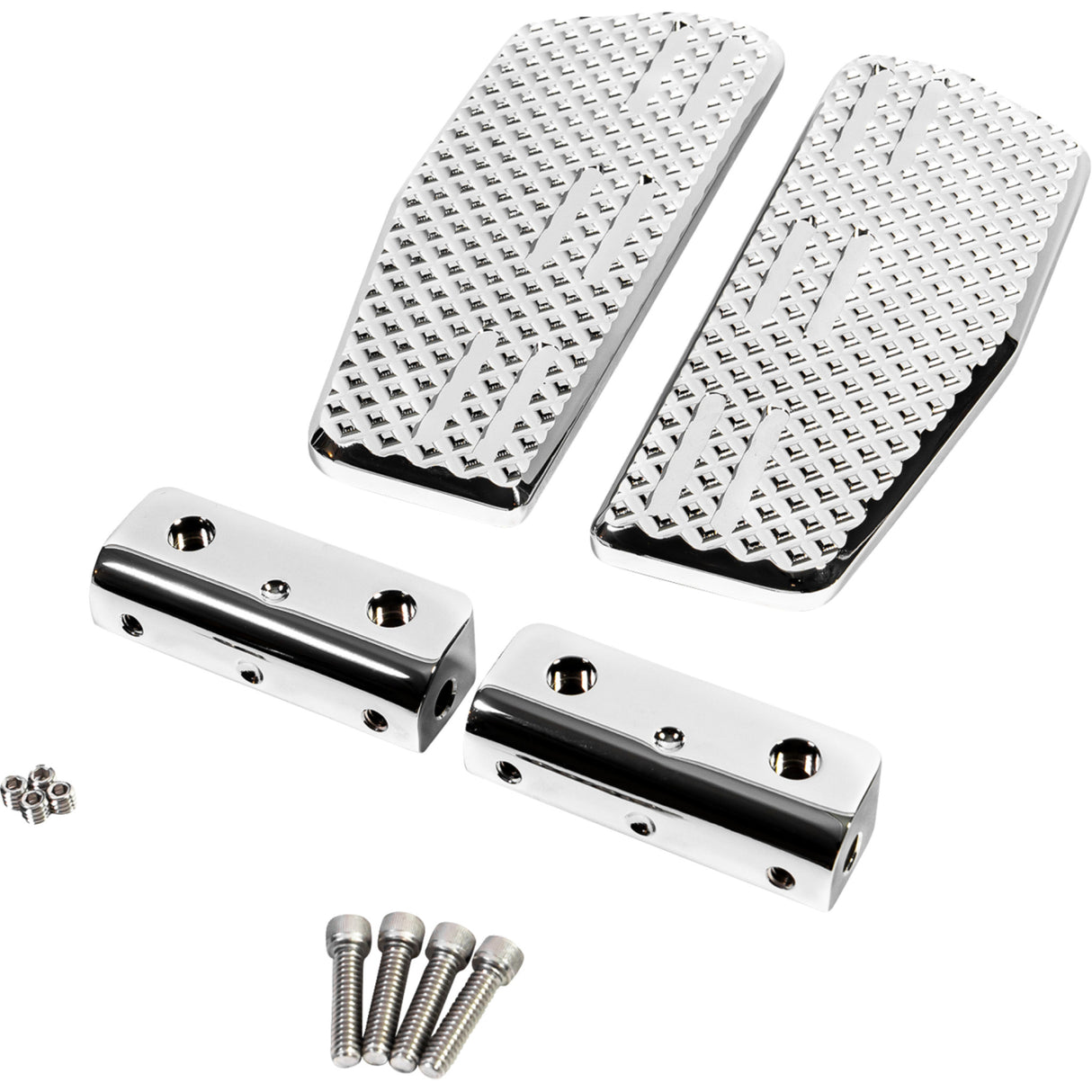 LA CHOPPERS 1621-1202 LA-P101-03C Mini Floorboards passenger - chrome