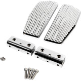 LA CHOPPERS 1621-1202 LA-P101-03C Mini Floorboards passenger - chrome