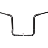FAT Baggers INC. 1-1/2" EZ Install Rounded Top Handlebar 16" Black - 803016-B For Harley Touring 2014-2020
