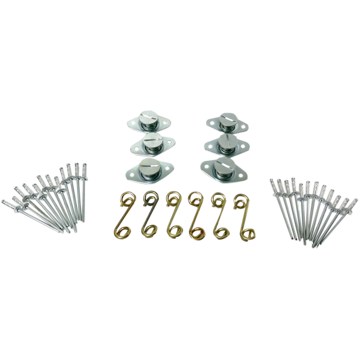 CYCLE PERFORMANCE PROD. 0521-0366 CPP/9028 Quik-Fasin'™ Kit Flush Mount Kit - Self-Eject - Springs