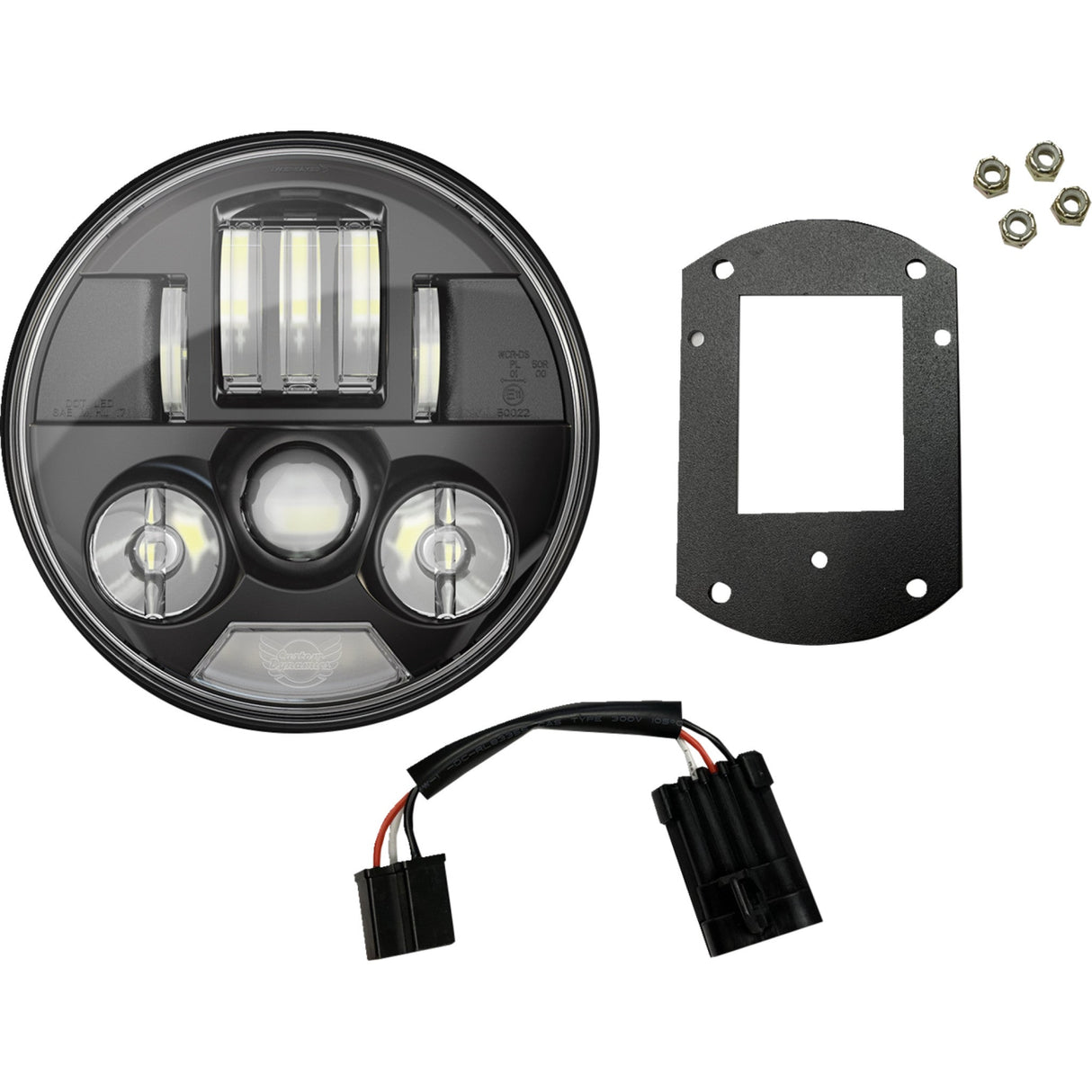 Custom Dynamics ProBEAM® Headlight Kit 5-3/4" Black Fxlrst Fxrst - PB-LRST-B For Harley Motorcycles 2020-2026