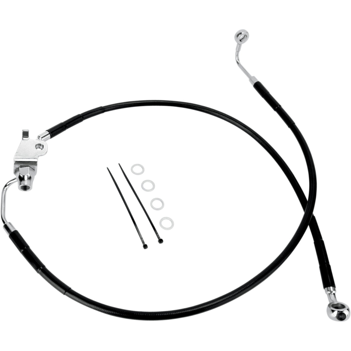 DRAG SPECIALTIES Stainless Steel Brake Line Kit Rear