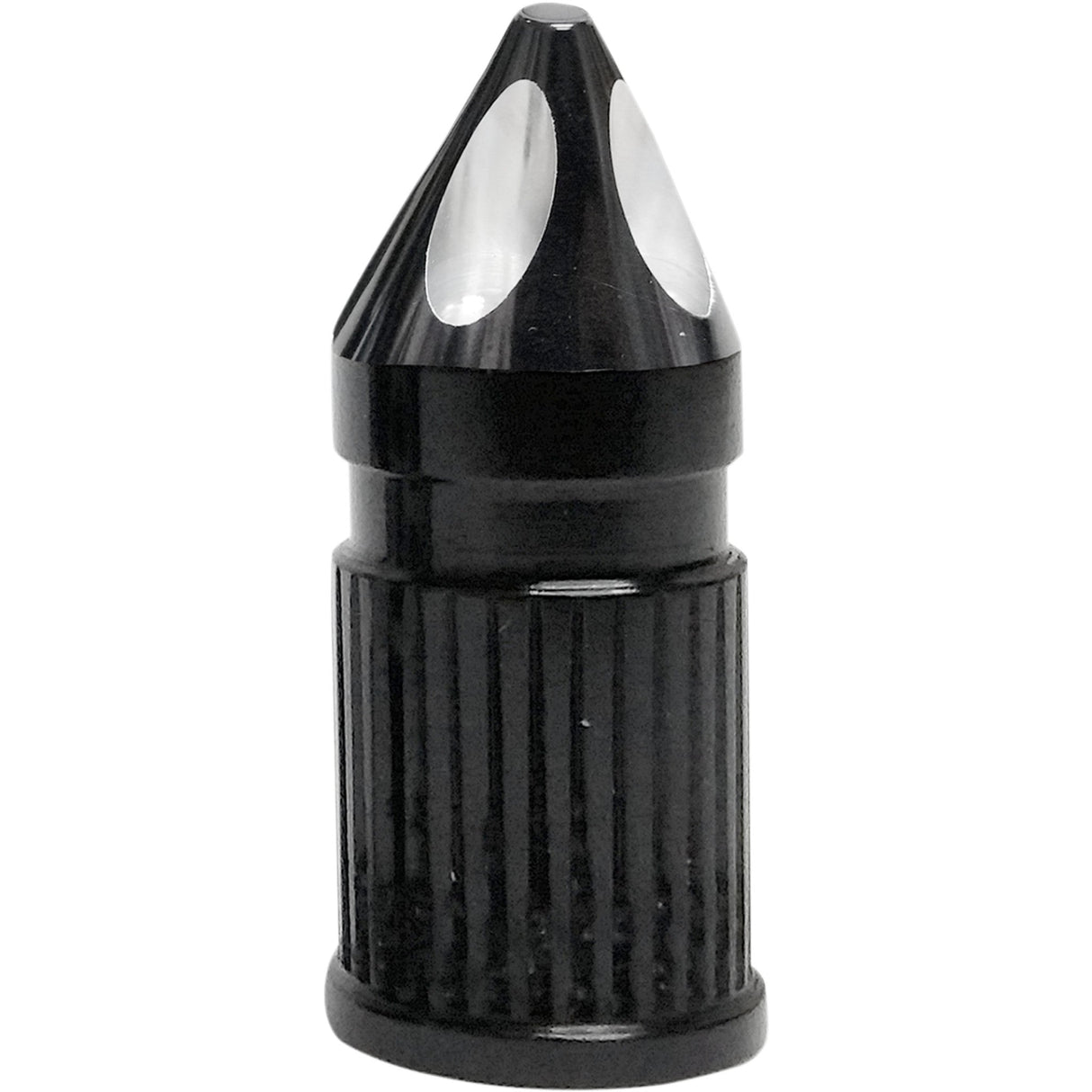 AVON GRIPS 0361-0077 SVC-308-ANO-SPK Spike Valve Stem Cap Valve Stem Cap - Spike - Black - Anodized