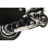 Bassani Xhaust 4" Slip-On Muffler With Baffle Core Chrome 49-State - 1S38FP For Harley Softail 2025