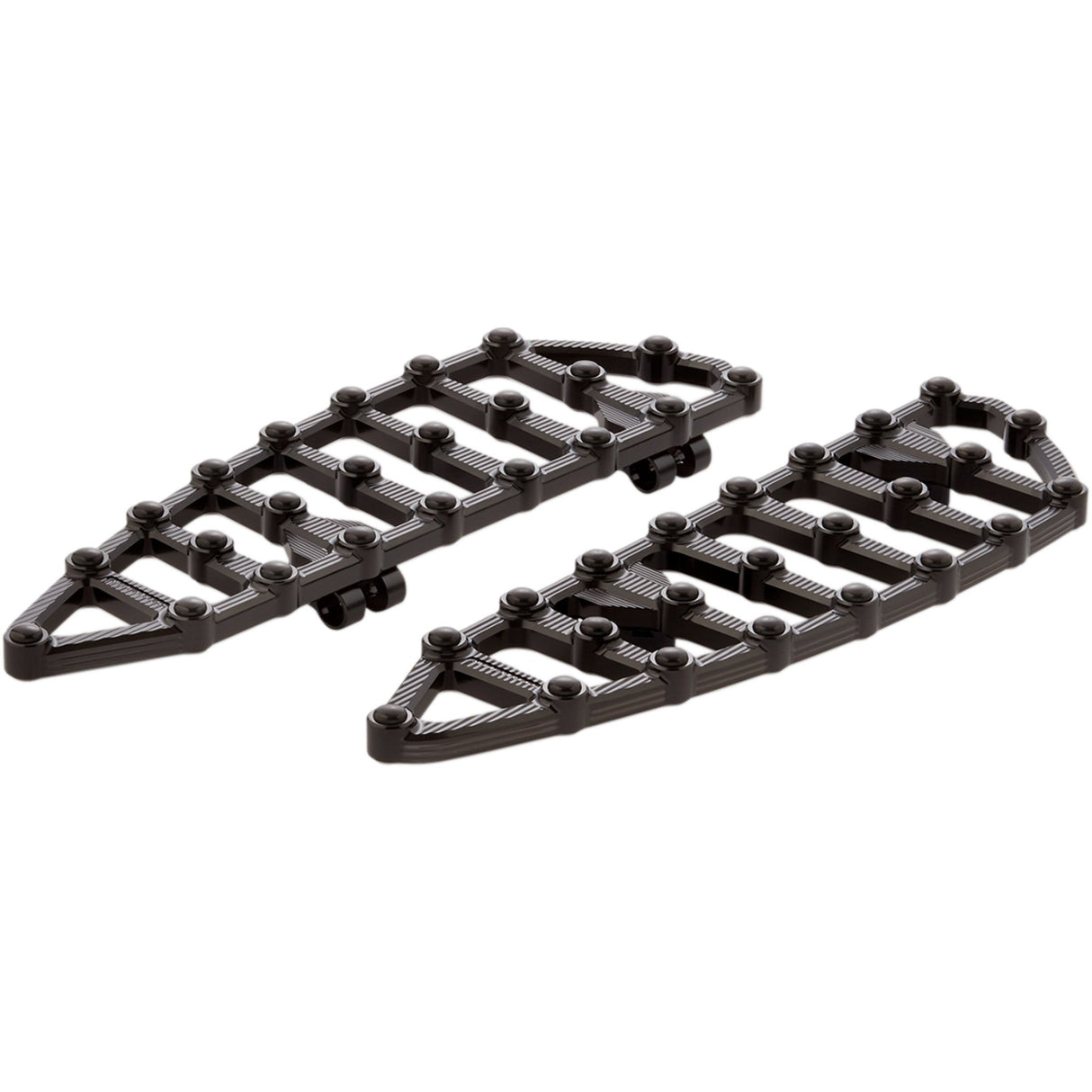 Arlen Ness MX Billet Floorboards Black - 06-891 For Harley Motorcycles 1980-2026