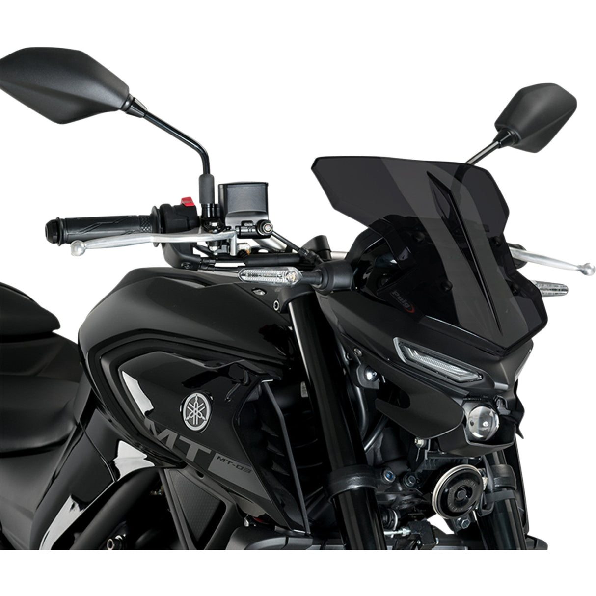 PUIG HI-TECH PARTS 2301-3000 20285F New Generation Windscreen 11-3/4" - dark smoke - mt-03