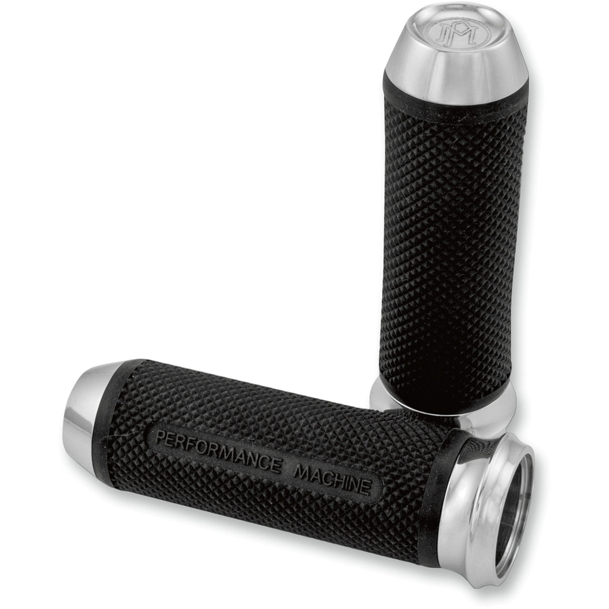 Performance Machine Elite Grips - 0063-2028-CH For Harley Motorcycles 2008-2020