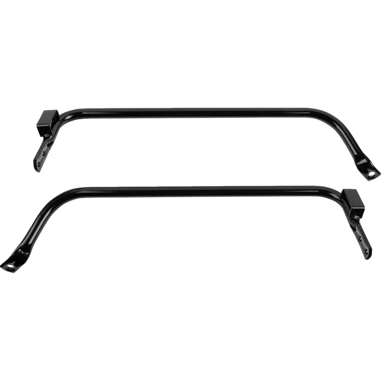 DRAG SPECIALTIES 3501-1974 Saddlebag Support brackets - black - fl '04-'08