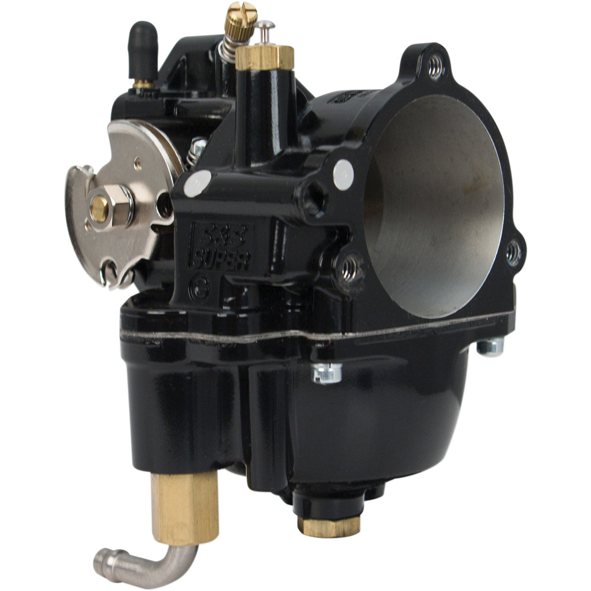 S&S Cycle Super G Carburetor Standard Bore Black - 110-0138 For Harley Motorcycles 1957-2006