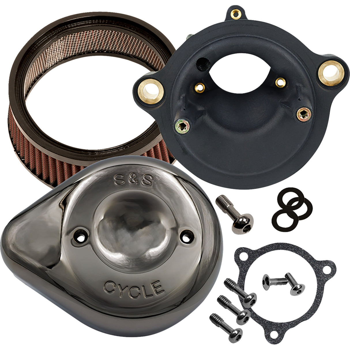 S&S Cycle Stealth Air Cleaner Kit Cover M8 Touring - 170-0797 For Harley Touring 2023-2026