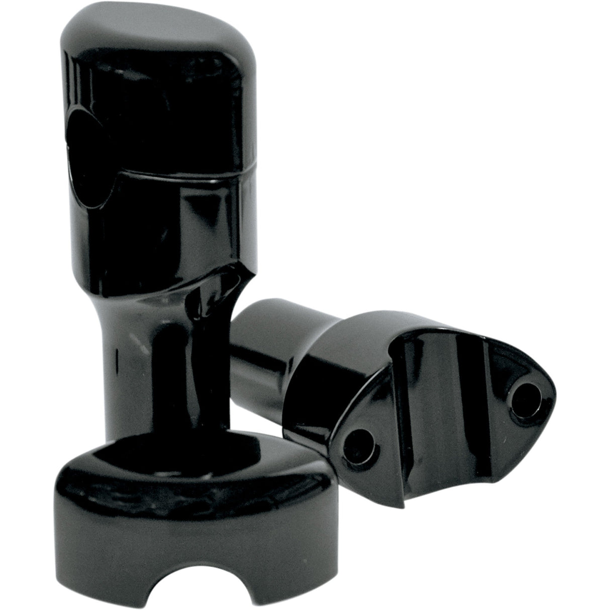 LA CHOPPERS 0602-0487 LA-7402-03B Handlebar Risers for 1" Handlebars Risers - Smooth - 3" - Black