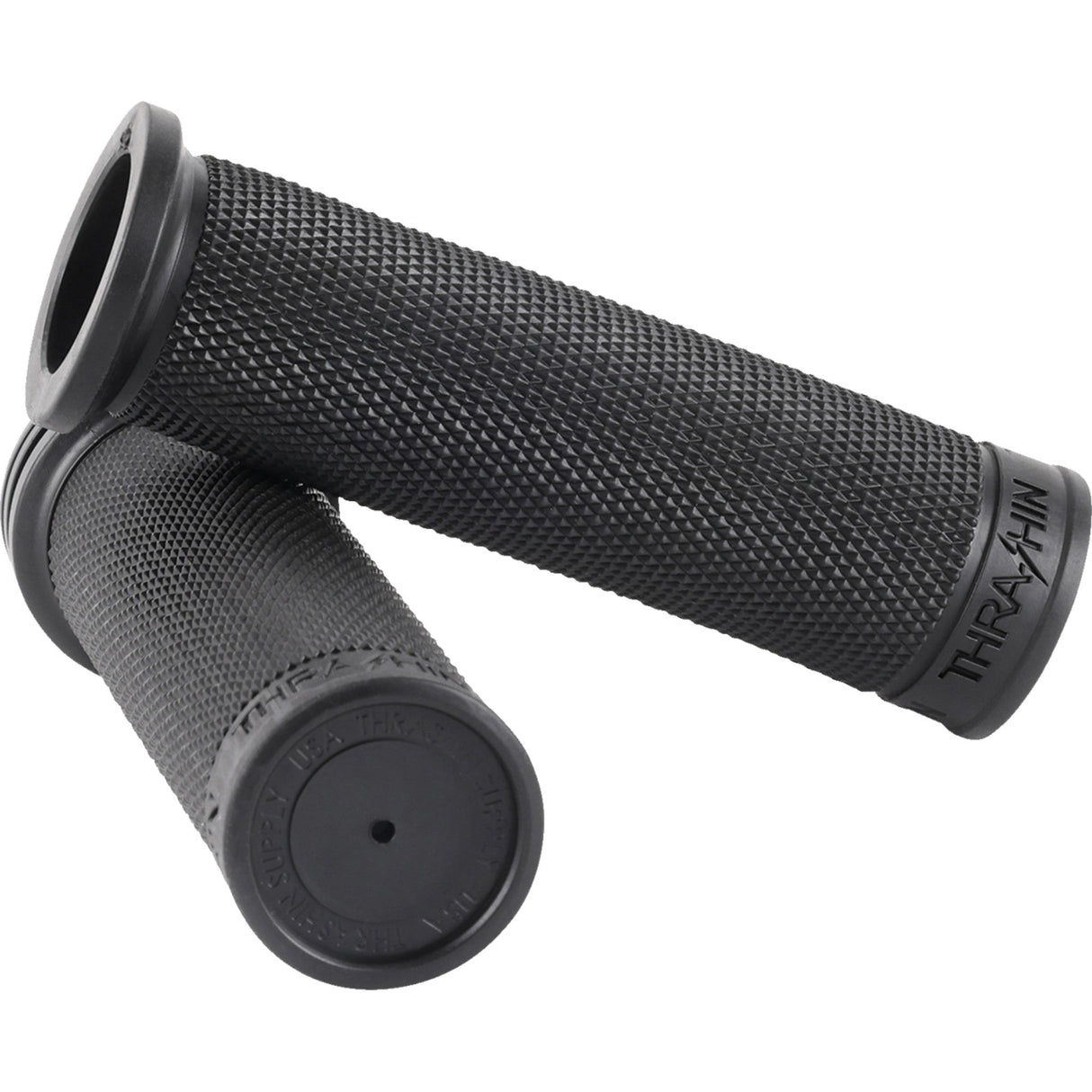 THRASHIN SUPPLY CO. 0630-3216 TSC-2711-1 Moto Grips Grips - Moto - 1" - Slim - Black