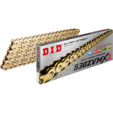 DID 1223-1666 M530ZVMX2G120 530 ZVM-X2 Chain 530 ZVM-X2 - Drive Chain - 120 Links - Gold