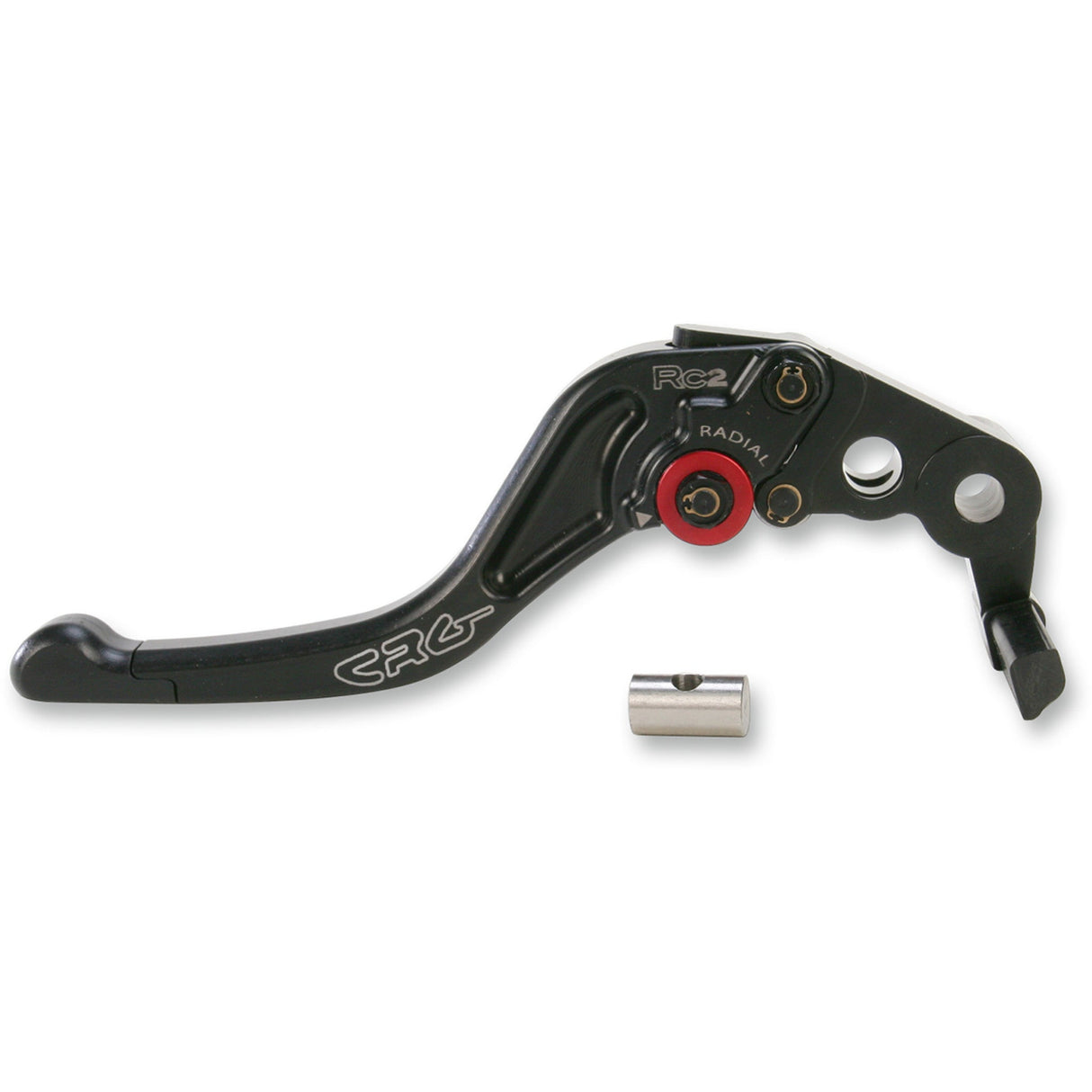 CRG RC2 Shorty Brake Lever Black - 2RN-511-H-B For Triumph Daytona 675 / Speed Triple 1050 / Street Triple 2006-2016 | Kawasaki Ninja 2005-2006