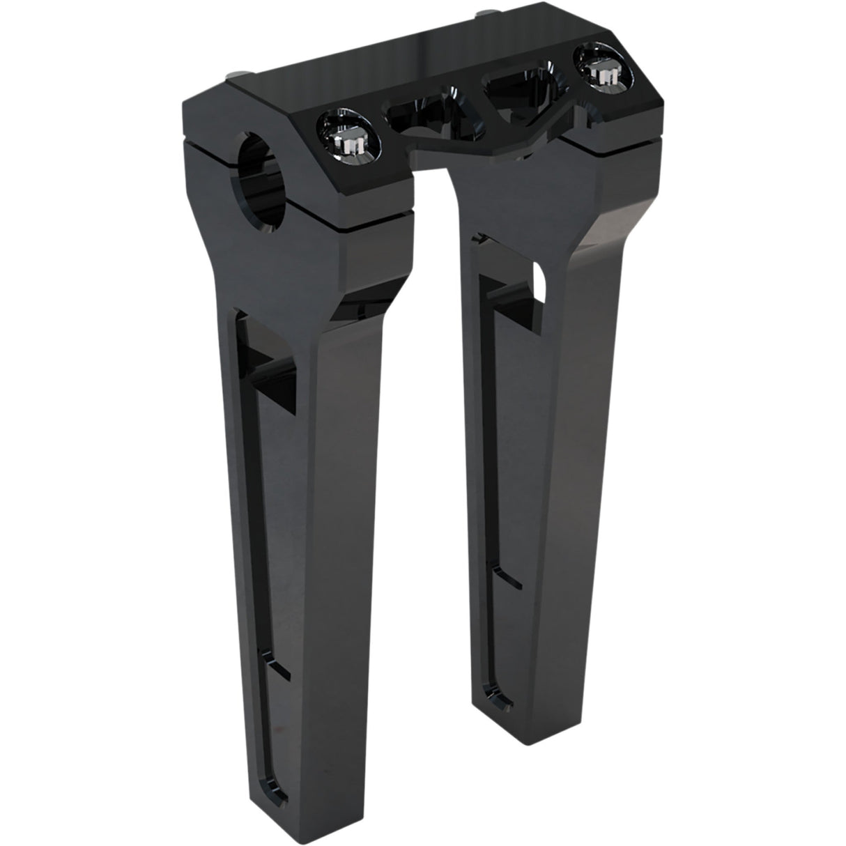 LA CHOPPERS 0602-1213 LA-7470-08B Performance Risers - Straight - 8" - Black Anodized