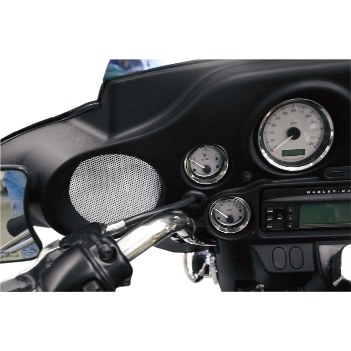 Klock Werks Front Speaker Grilles - KWS-01-0000 For Harley Touring 1999-2013