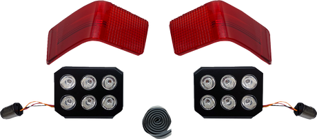 LED Tour-Pak Run/Brake Lights with Lenses