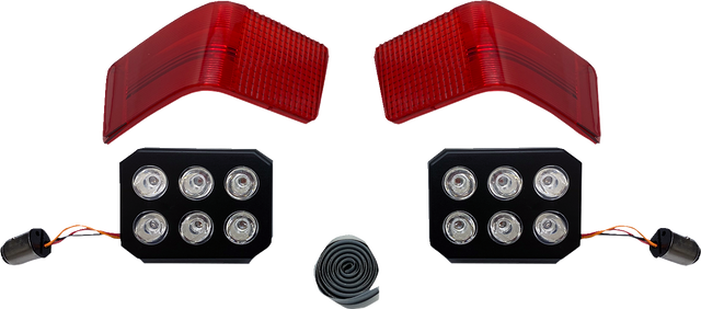 LED Tour-Pak Run/Brake Lights with Lenses