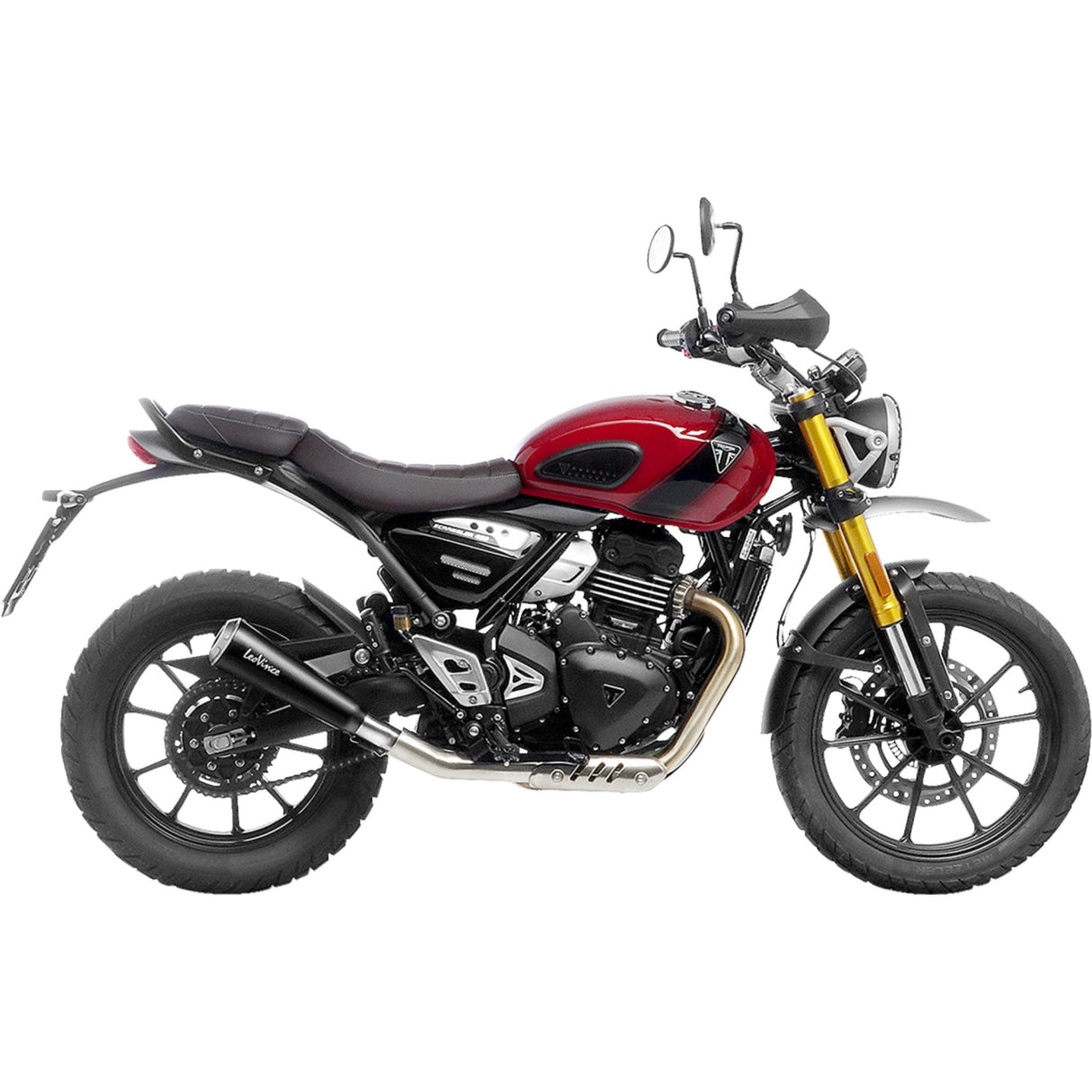 Leovince GP One Muffler - 15132U Triumph Scrambler 400 / Speed 400 2024-2025