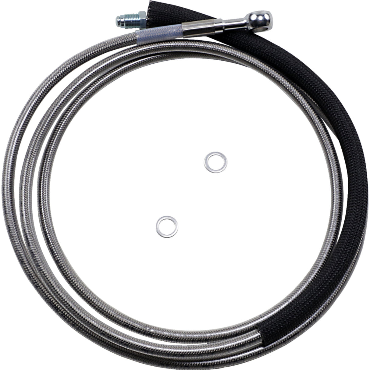 Drag Specialties Stainless Steel Hydraulic Clutch Line For Harley Touring 2017-2020