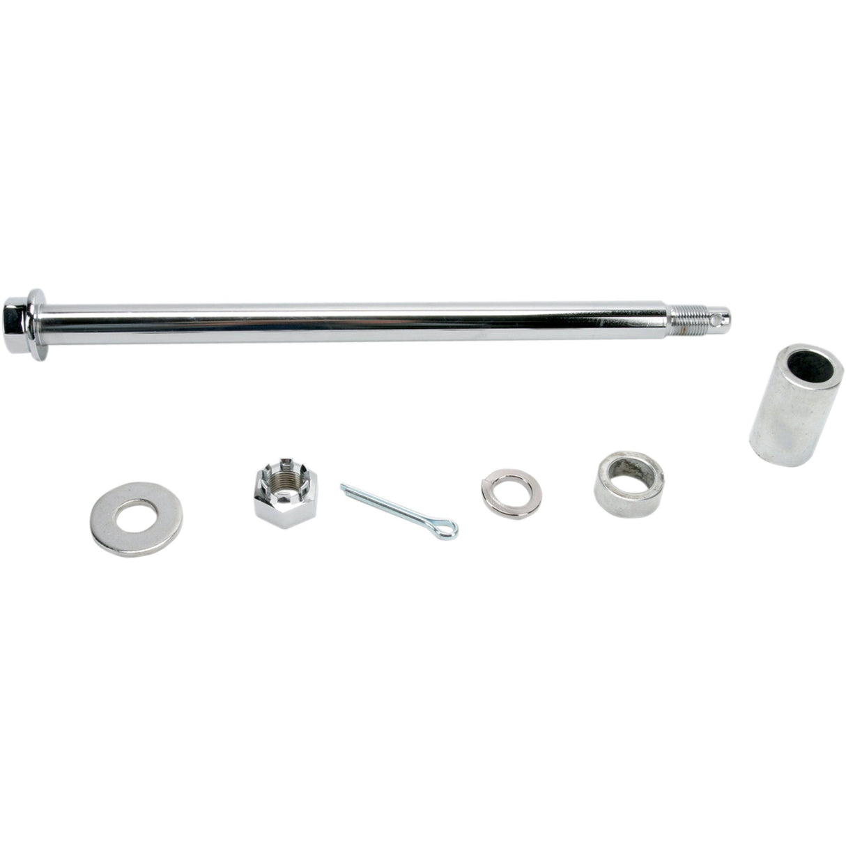 Drag Specialties Rear Axle Kit Rear Chrome For Harley Softail / 15th Anniversary 2000-2007